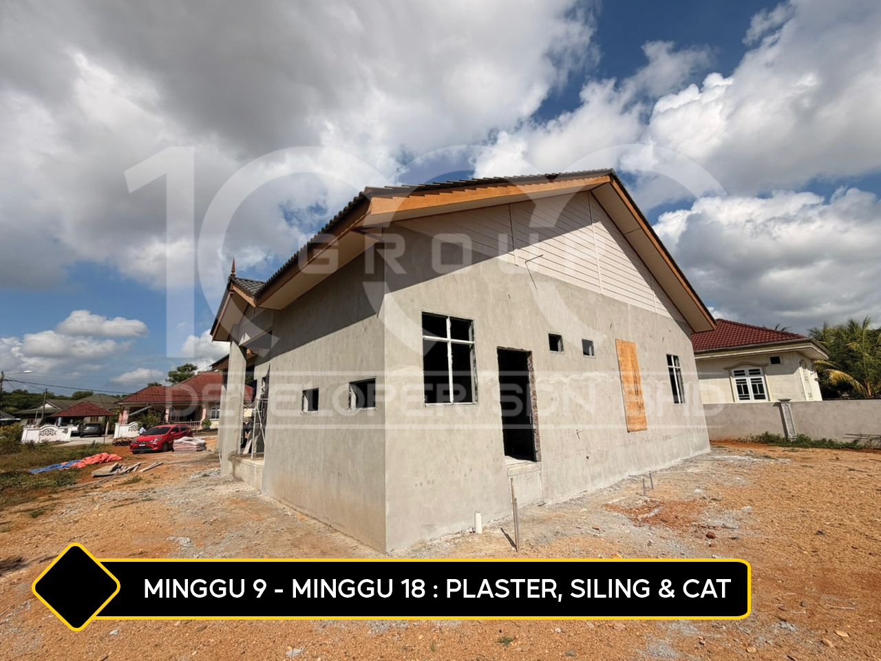 plaster siling cat fariss